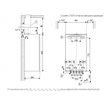 Bosch Condens 7000i W GC7000iW 14 P 23 fali kondenzációs fűtő kazán